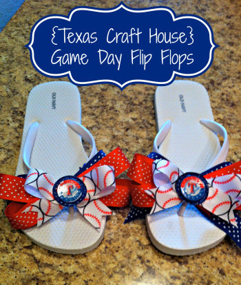 Flip flop store ribbon craft